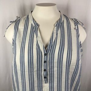 Adorable Cotton Torrid Sleeveless Top